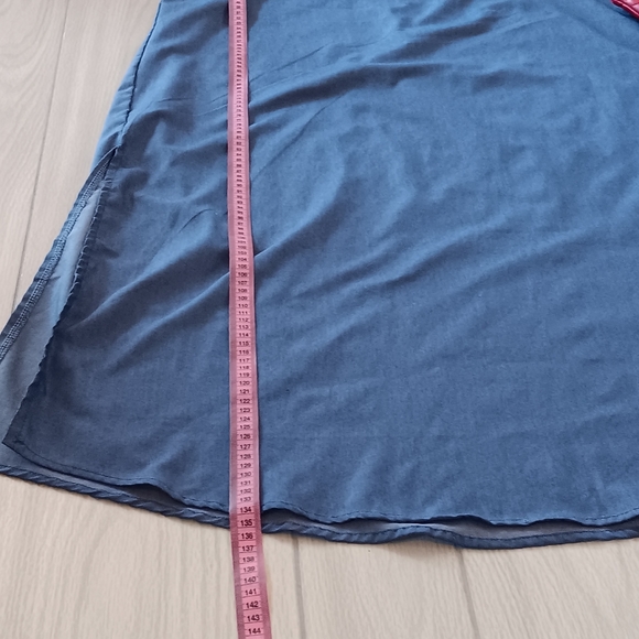 Women Loose Casual Plus Size Denim Dress - Picture 7 of 15